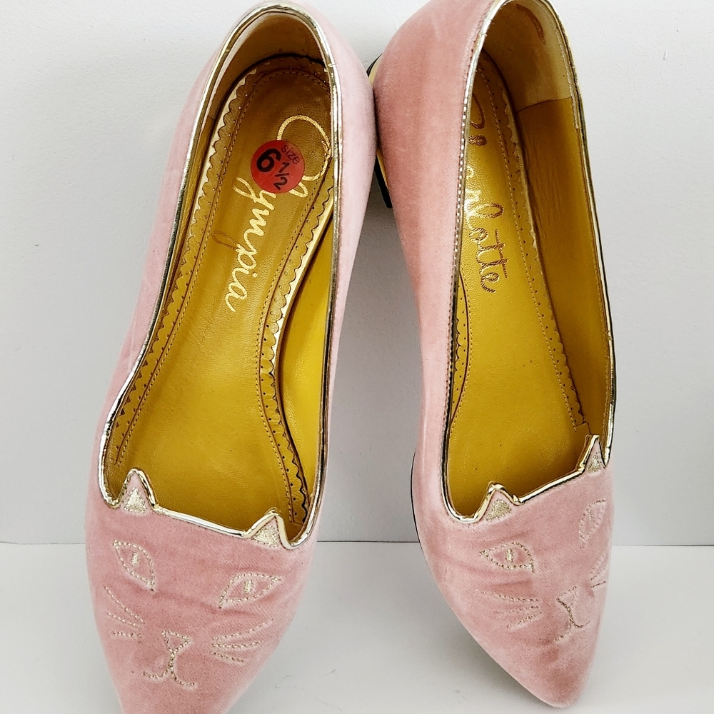 Charlotte Olympia Mid-Century Cat Flats